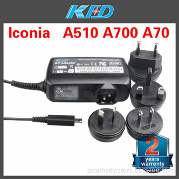 for Acer Iconia Tab A510 A701 A700 Tablet PC Adapters 12V 1.5A